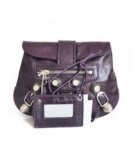 2010 Balenciaga Clutch_Dark Viola